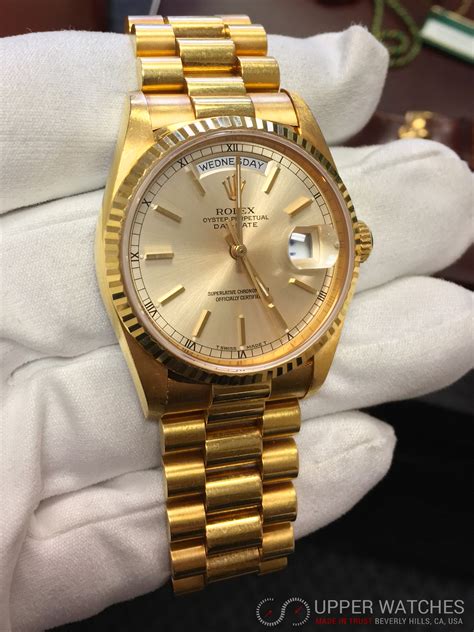 how much is rolex men gold president watch worth|rolex day date 40mm price.